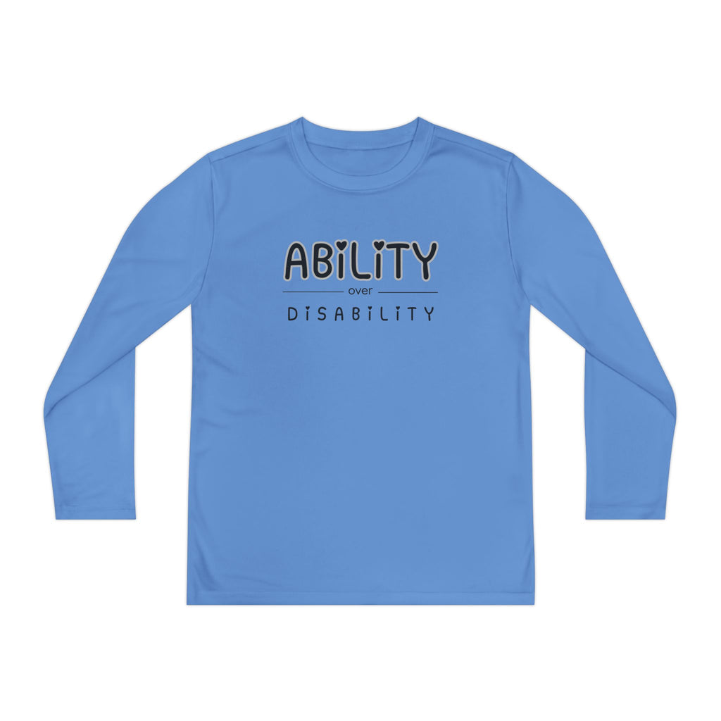 “Ability Over Disability” Youth Long Sleeve