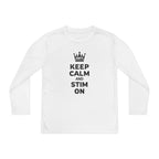 “Keep Calm & Stim On” Youth Long Sleeve