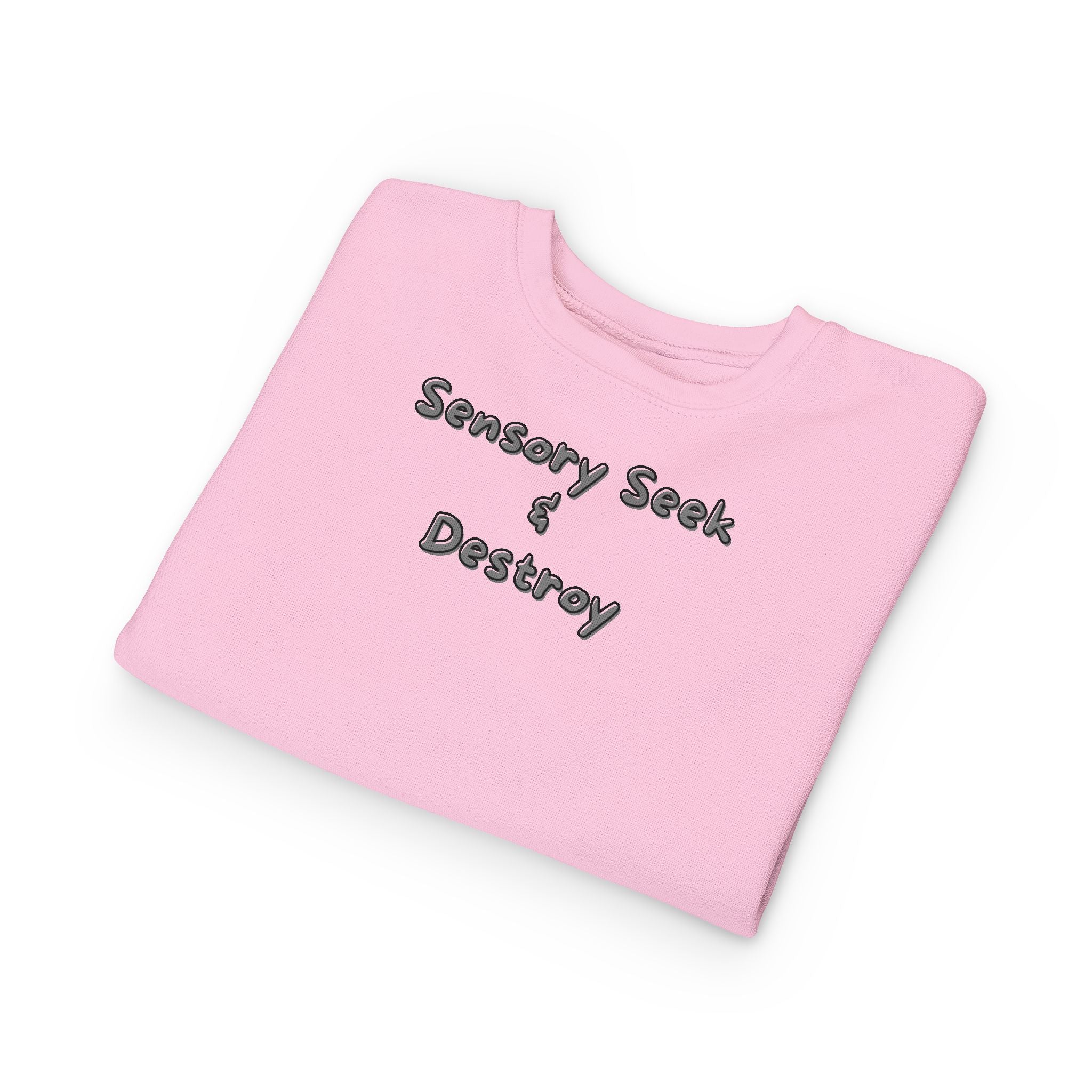 “Sensory Seek & Destroy” Toddler Sweater