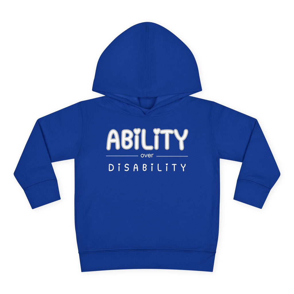 “Ability Over Disability” Toddler Hoodie
