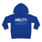 “Ability Over Disability” Toddler Hoodie