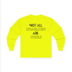 “Not All Disabilities Are Visible” Men’s Long Sleeve