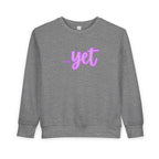 "The Power Of ...Yet (Hearts)" Toddler Sweater