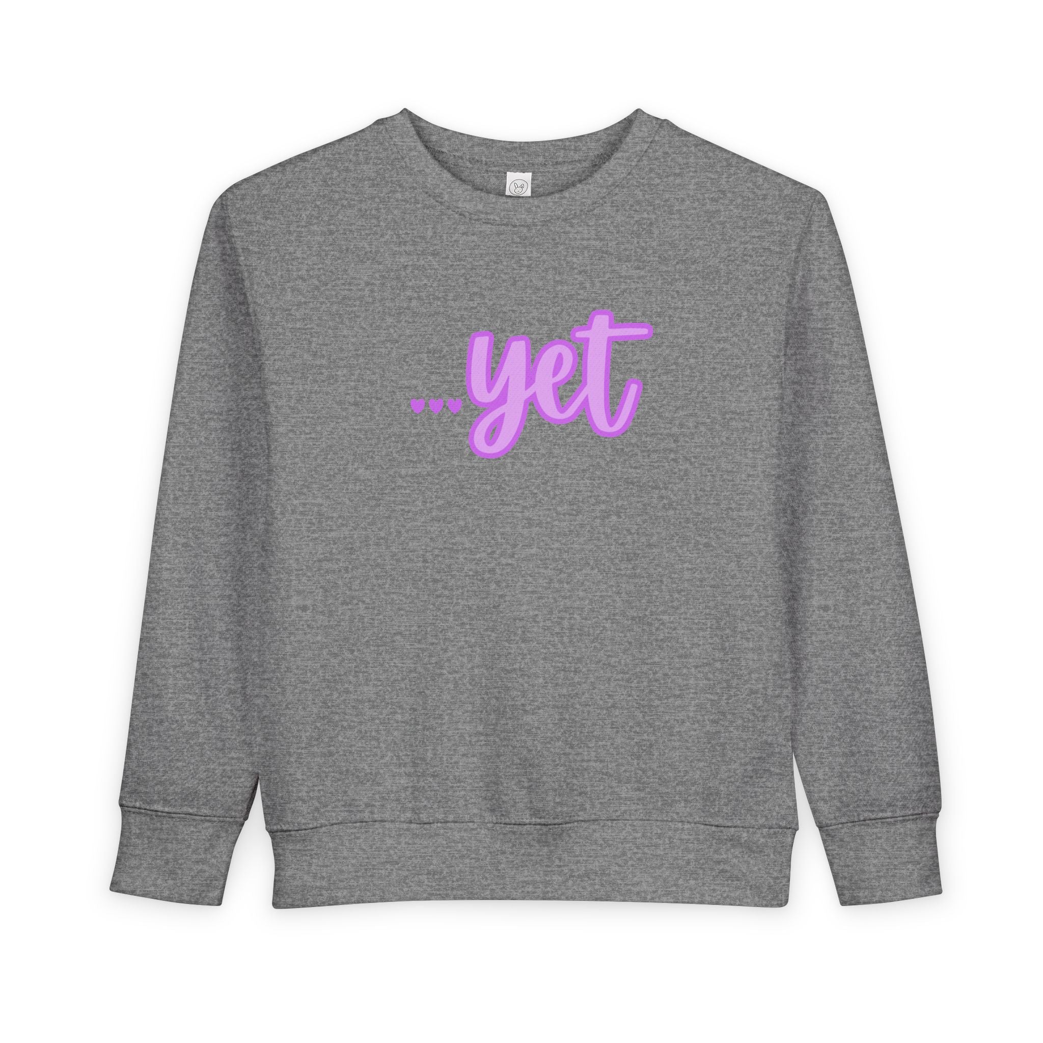 "The Power Of ...Yet (Hearts)" Toddler Sweater