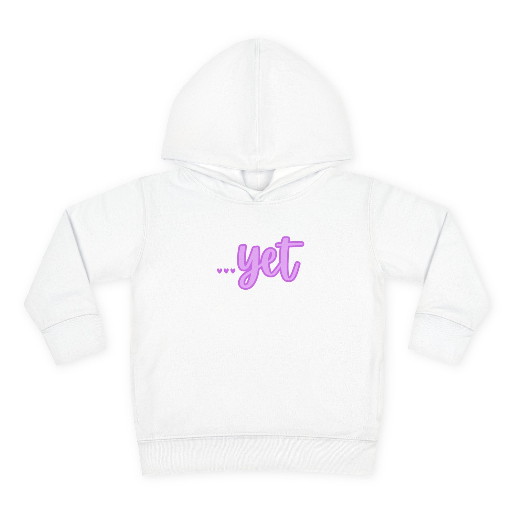 "The Power Of ...Yet (Hearts)" Toddler Hoodie
