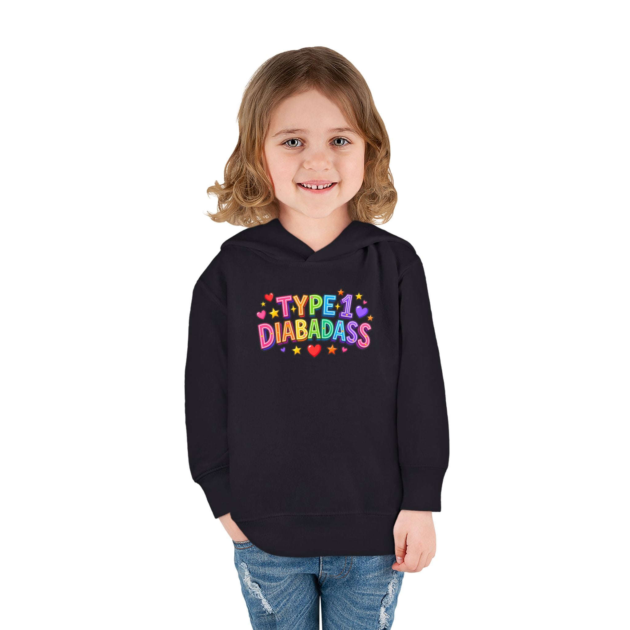“Type 1 Diabadass” Toddler Hoodie