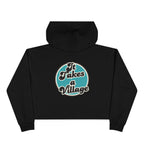 “It Takes A Village, SNPC Ally” Women’s Cropped Hoodie