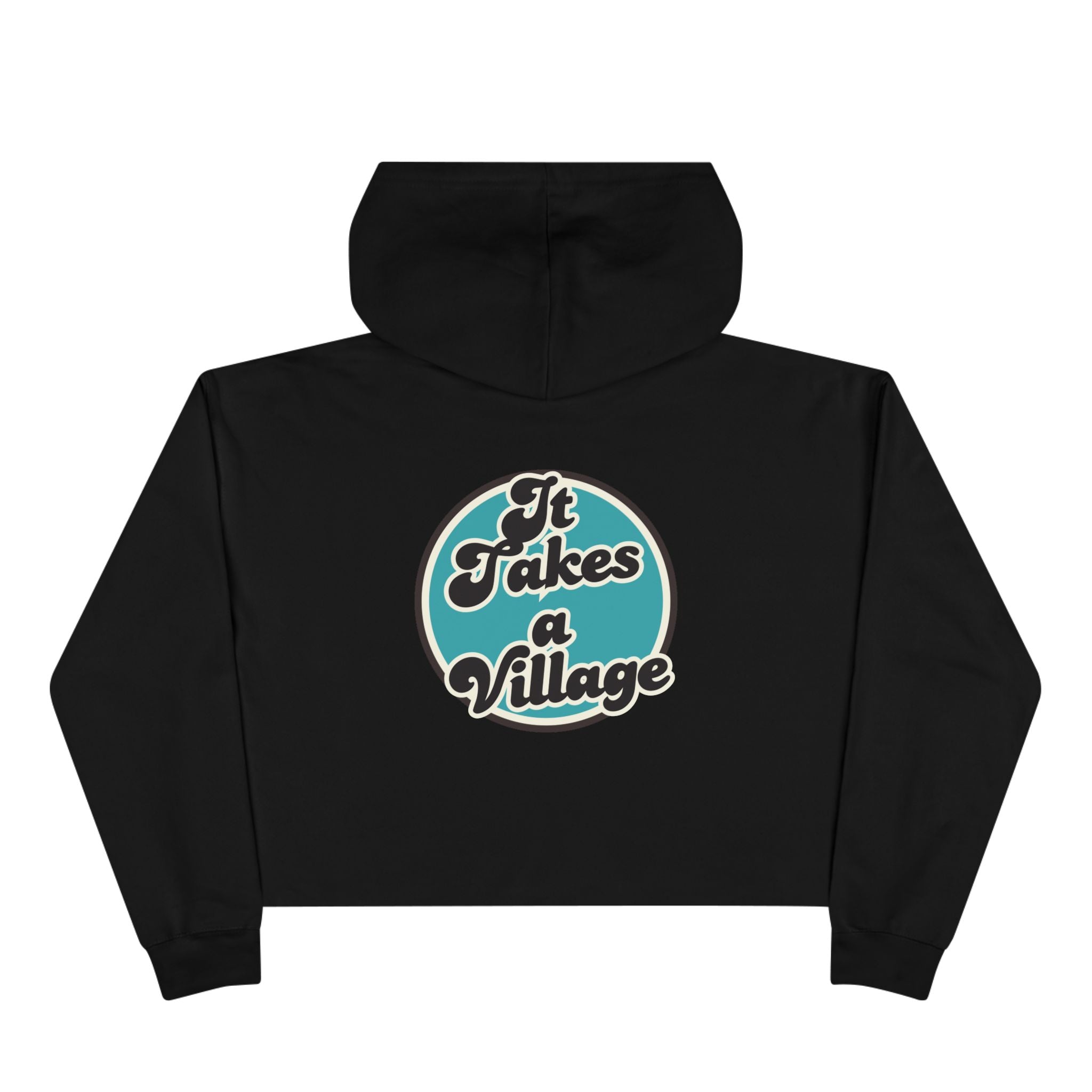 “It Takes A Village, SNPC Ally” Women’s Cropped Hoodie