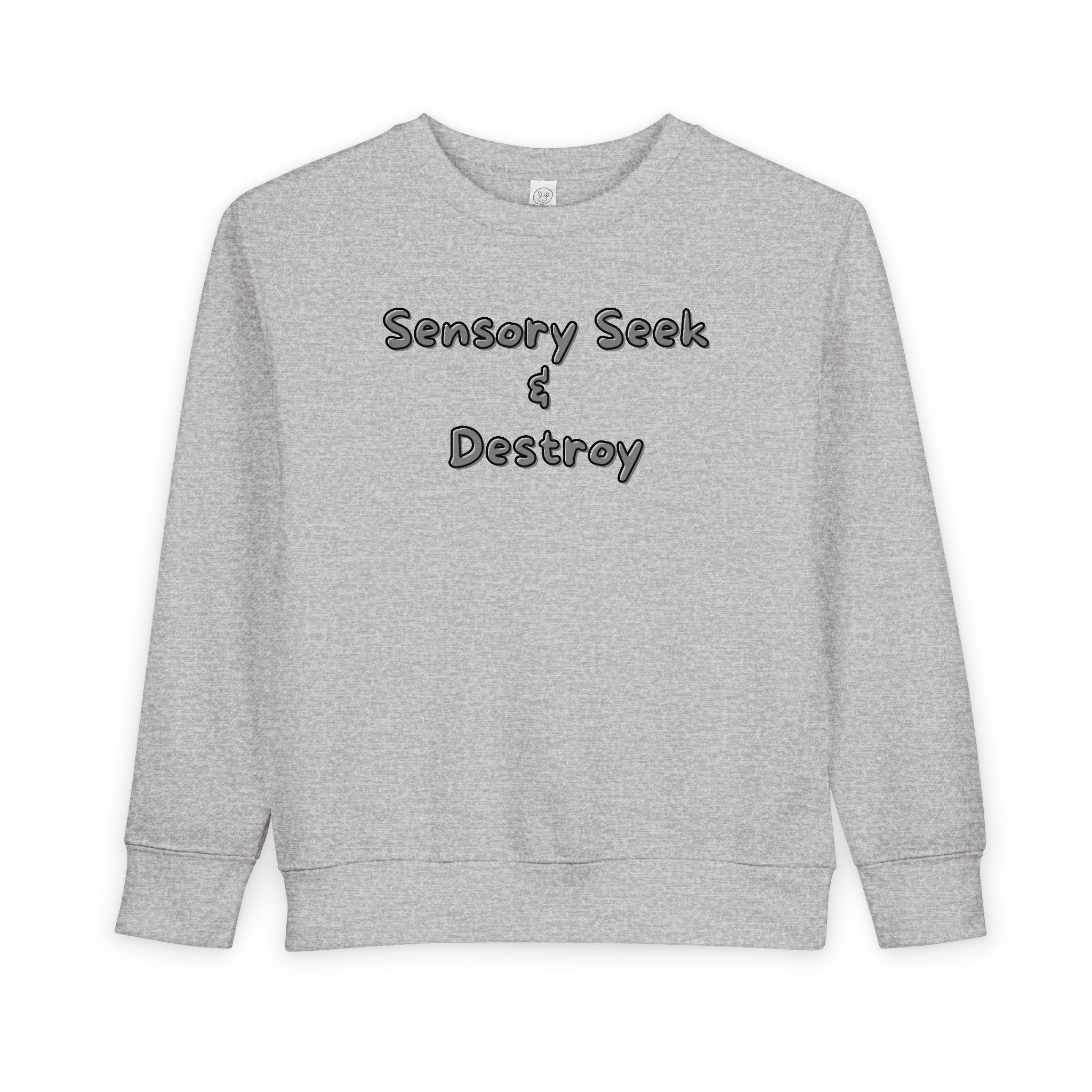 “Sensory Seek & Destroy” Toddler Sweater