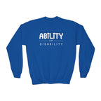 “Ability Over Disability” Youth Sweater