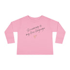 “Screaming Is My Love Language” Toddler Long Sleeve