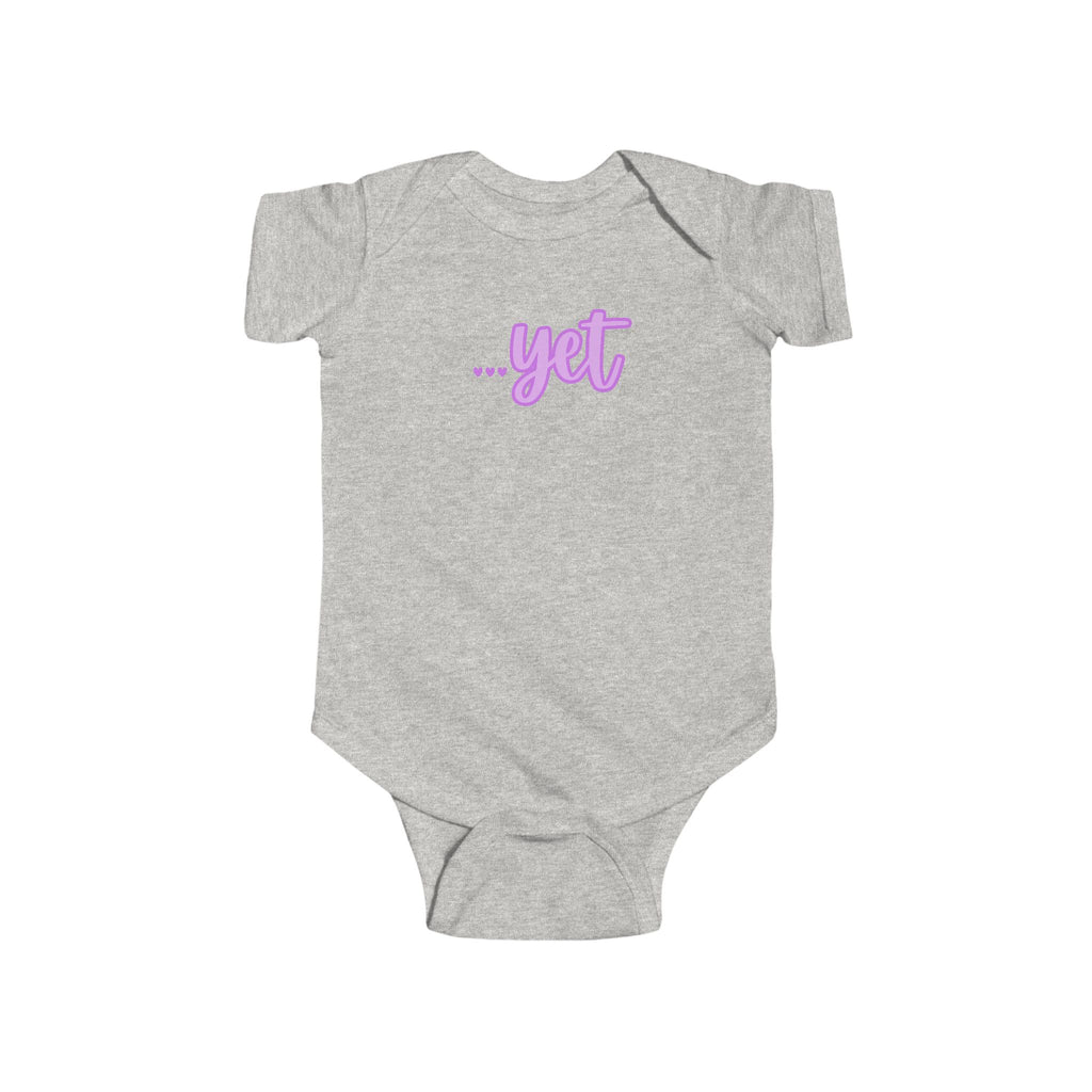 “The Power Of …Yet (Hearts)” Infant Short Sleeve Onesie