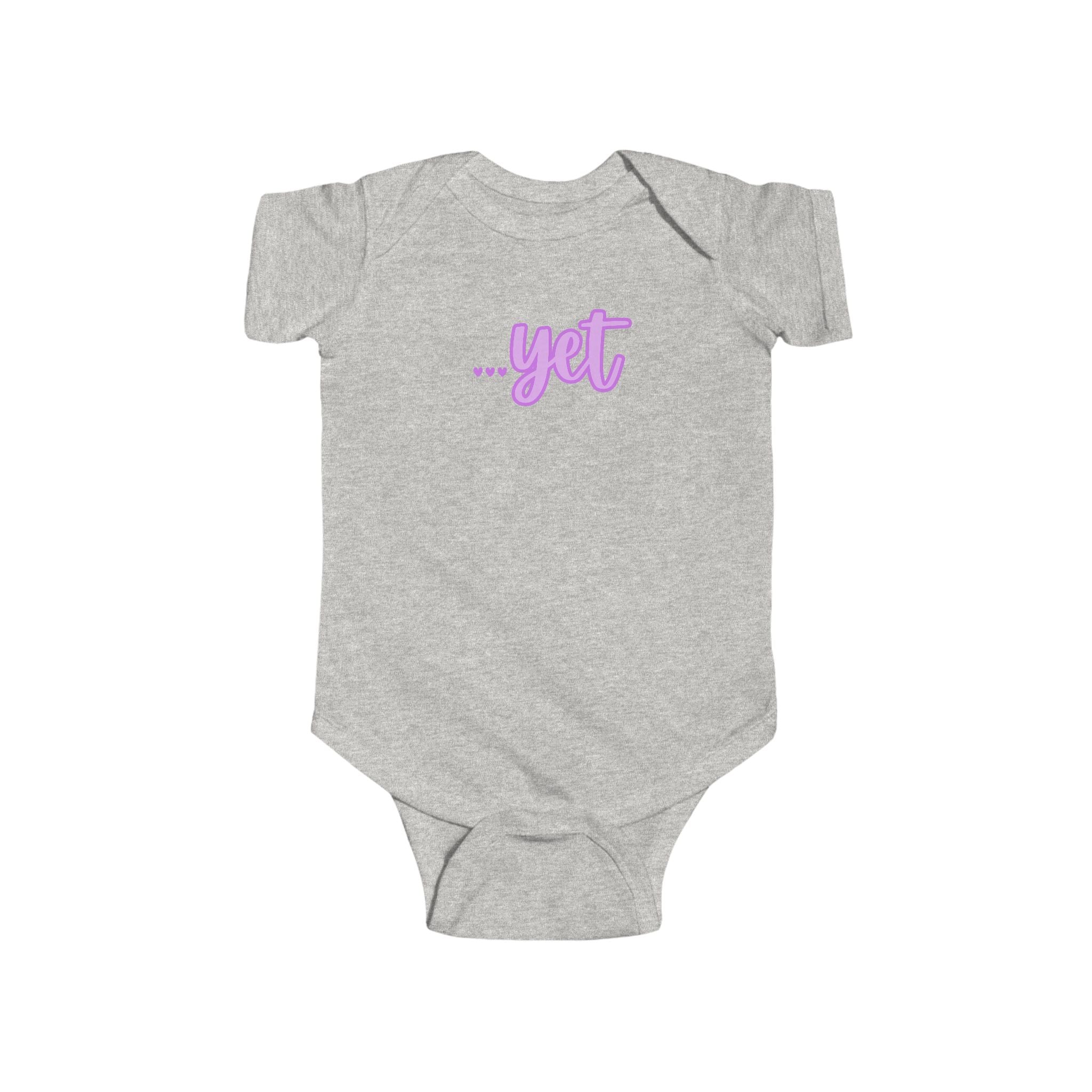 “The Power Of …Yet (Hearts)” Infant Short Sleeve Onesie