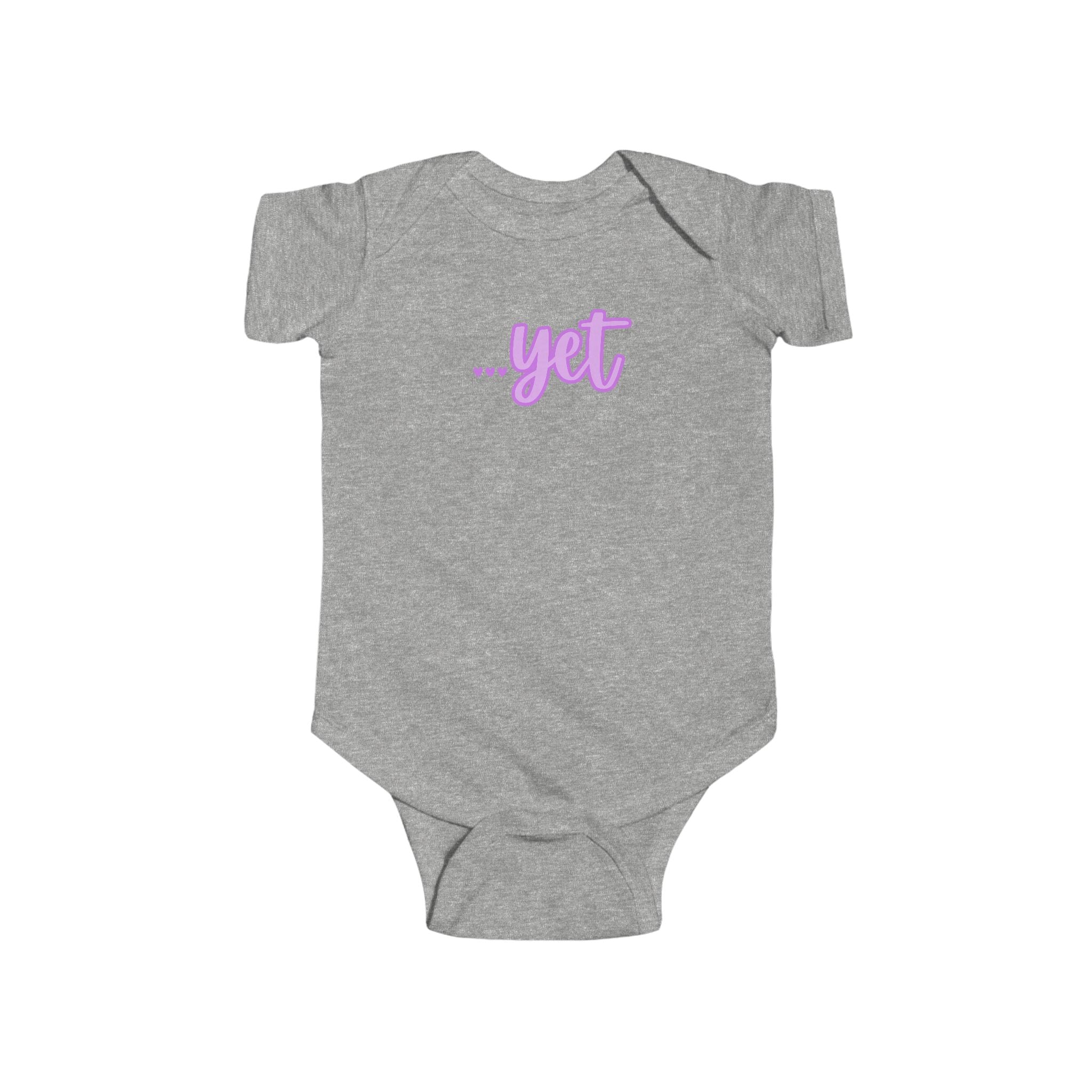 “The Power Of …Yet (Hearts)” Infant Short Sleeve Onesie