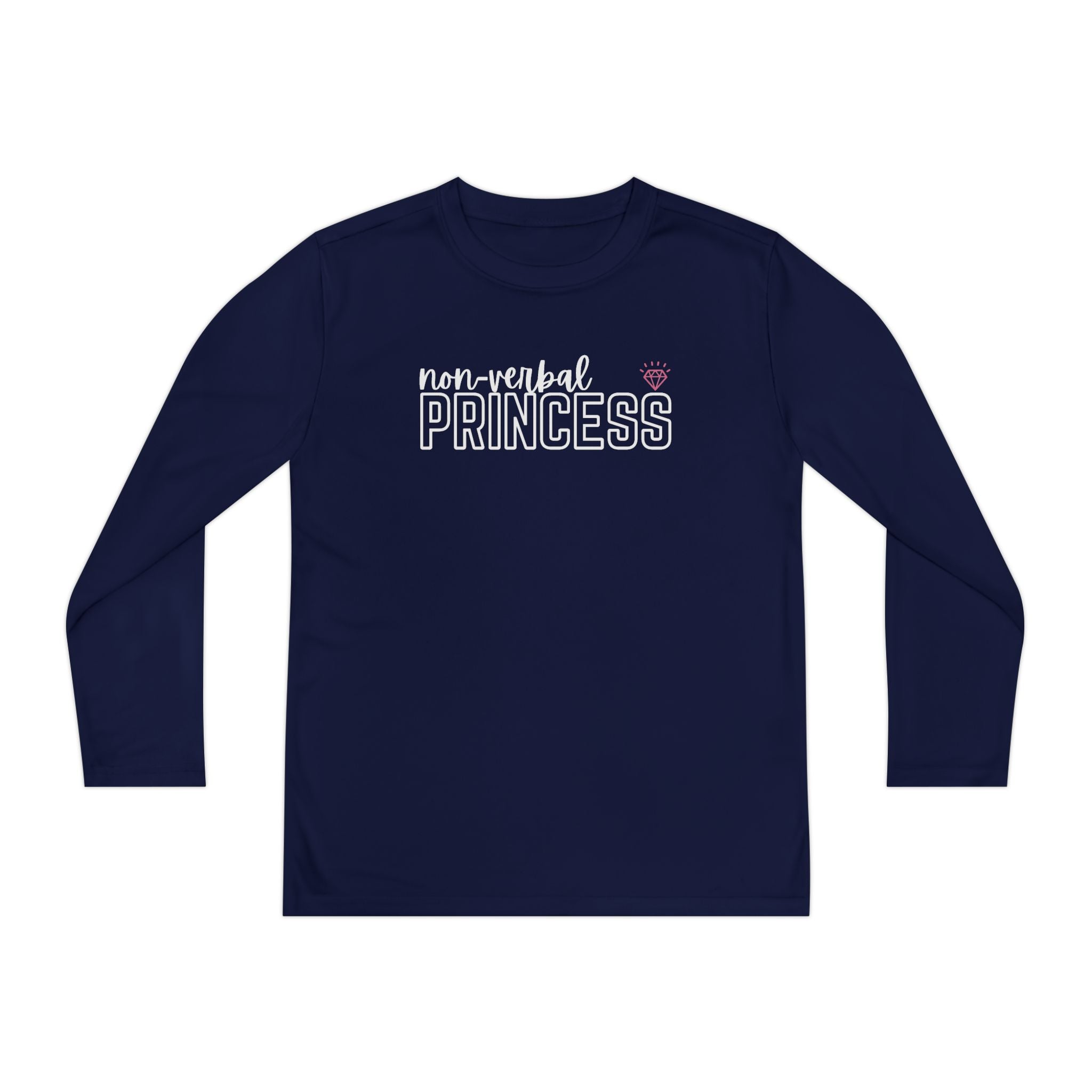 “Non-Verbal Princess” Youth Long Sleeve