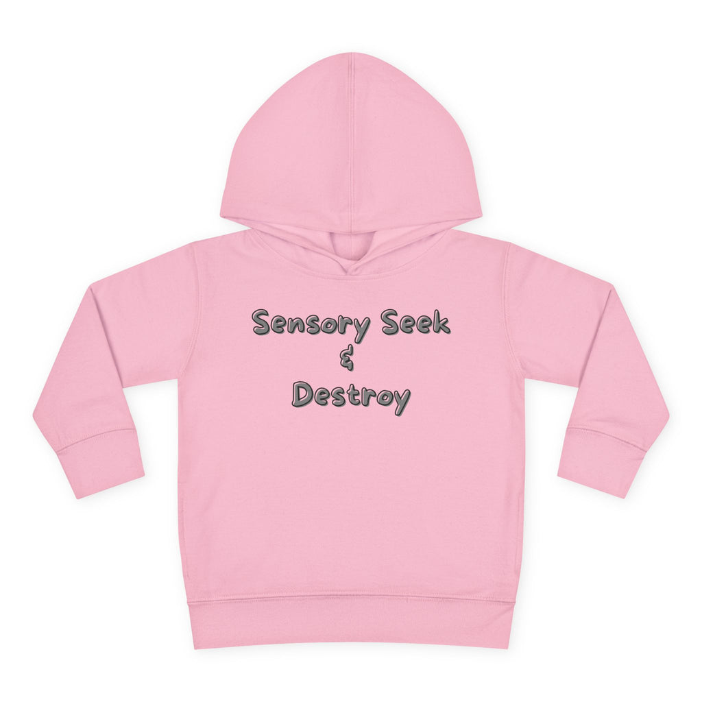 “Sensory Seek & Destroy” Toddler Hoodie
