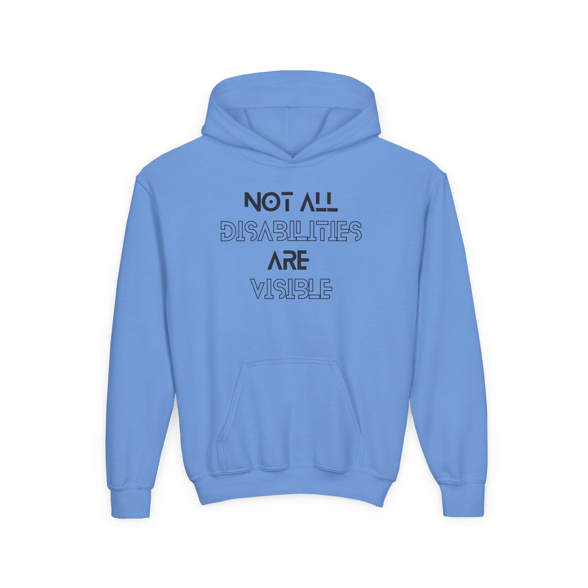 “Not All Disabilities Are Visible” Youth Hoodie