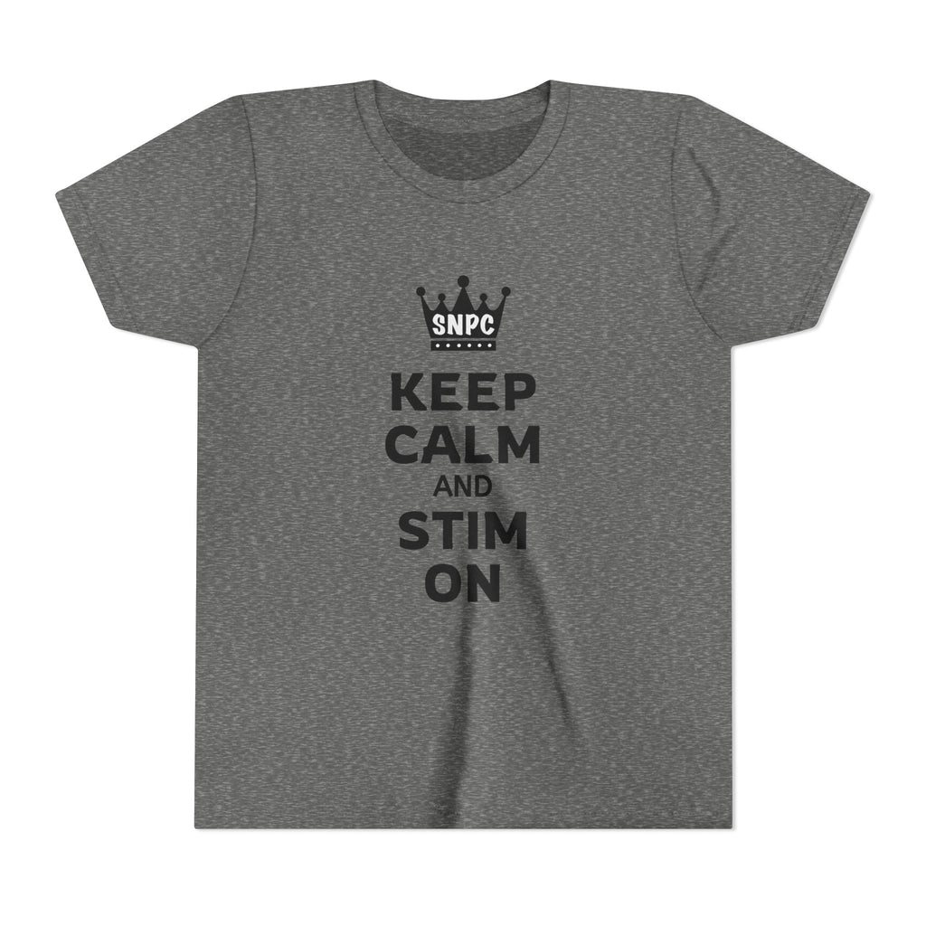 “Keep Calm & Stim On” Youth Tee