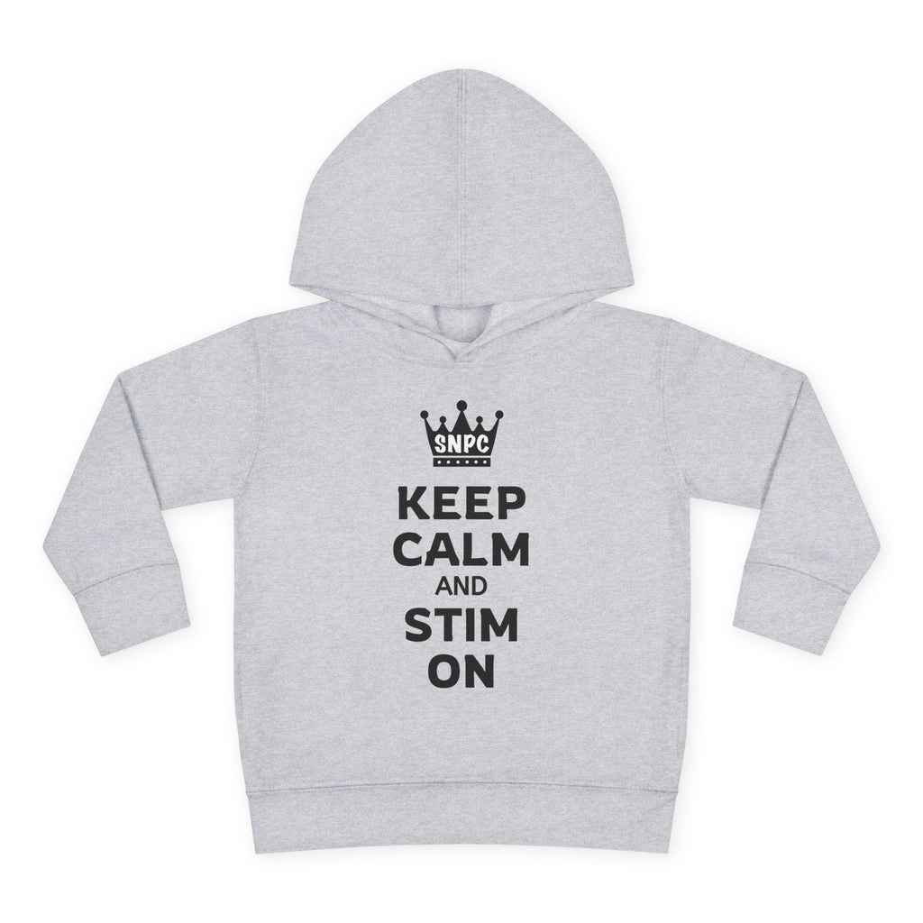 “Keep Calm & Stim On” Toddler Hoodie