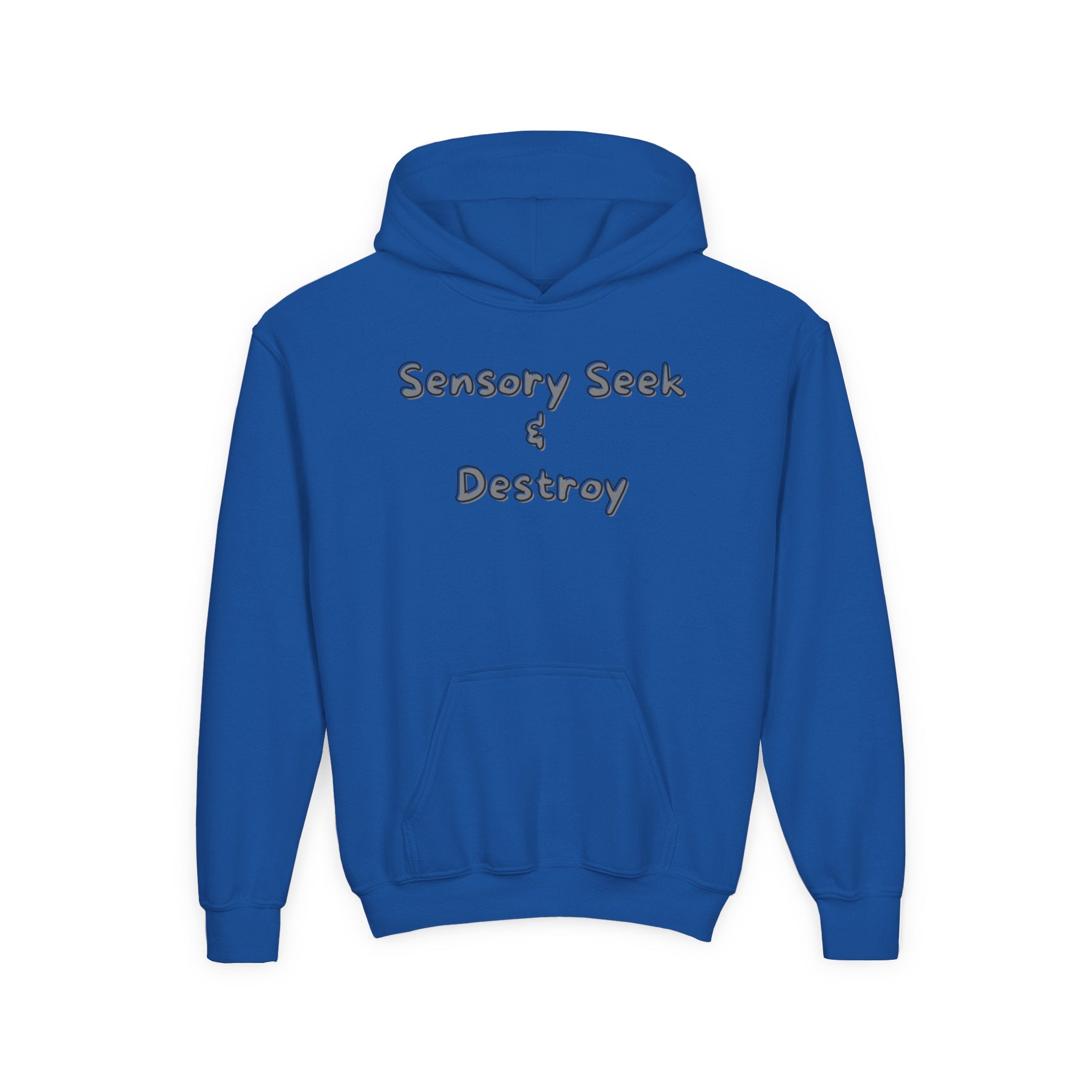 “Sensory Seek & Destroy” Youth Hoodie
