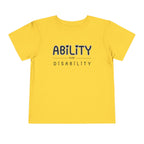 "Ability Over Disability" Toddler Tee