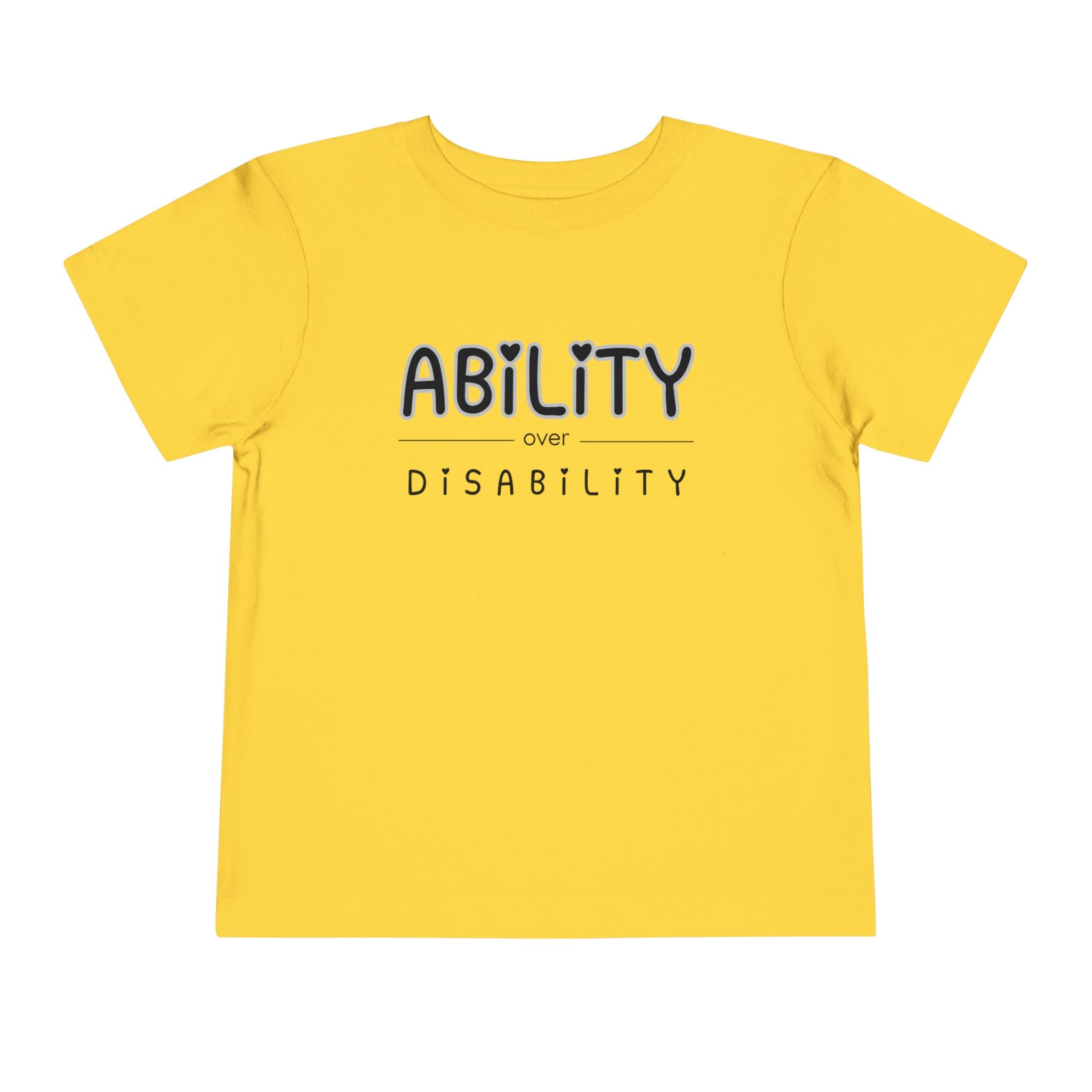"Ability Over Disability" Toddler Tee