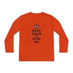 “Keep Calm & Stim On” Youth Long Sleeve
