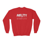 “Ability Over Disability” Youth Sweater