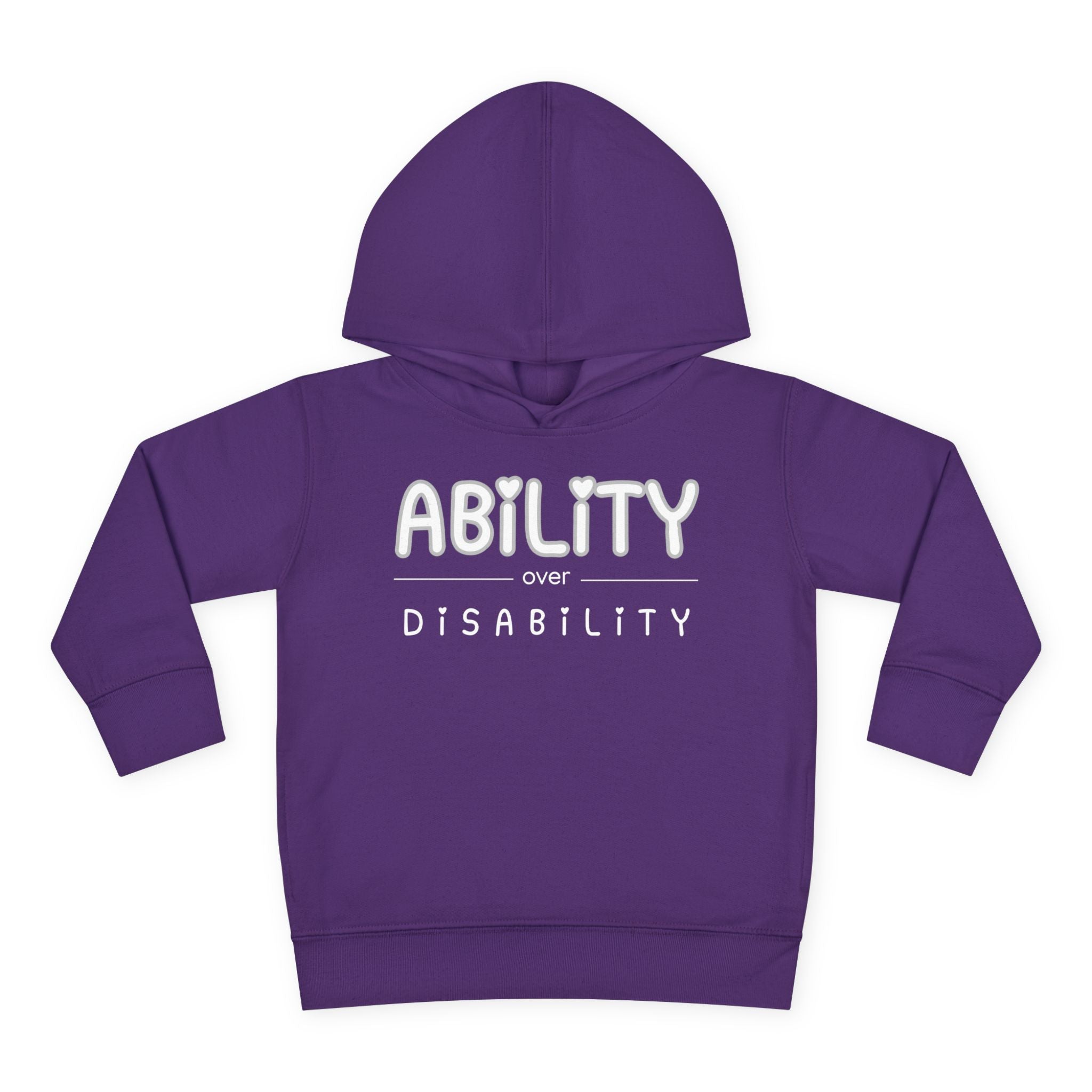 “Ability Over Disability” Toddler Hoodie