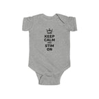 “Keep Calm & Stim On” Infant Short Sleeve Onesie