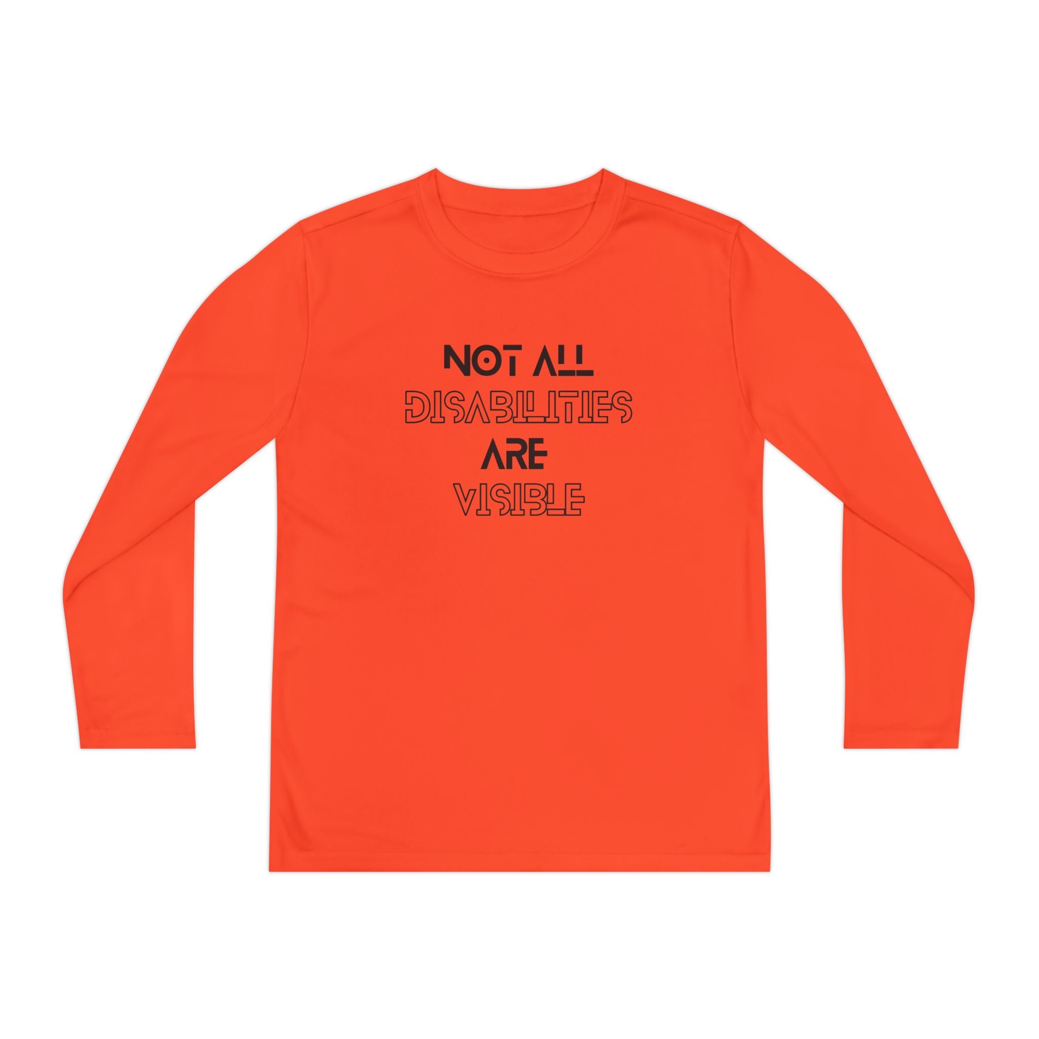 “Not All Disabilities Are Visible” Youth Long Sleeve