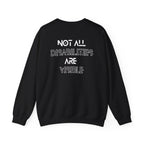 “Not All Disabilities Are Visible” Men’s Sweater