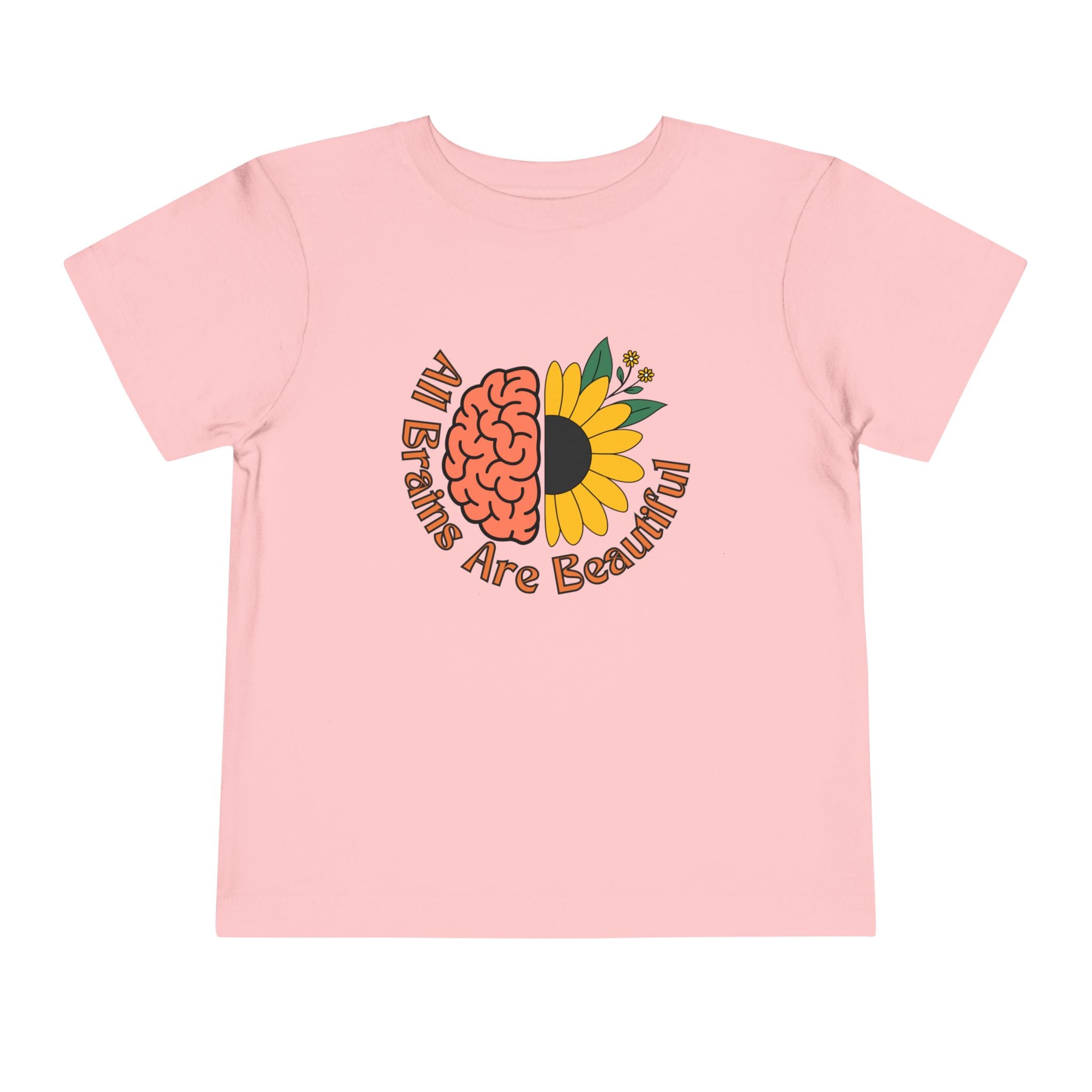 “All Brains Are Beautiful” Toddler Tee