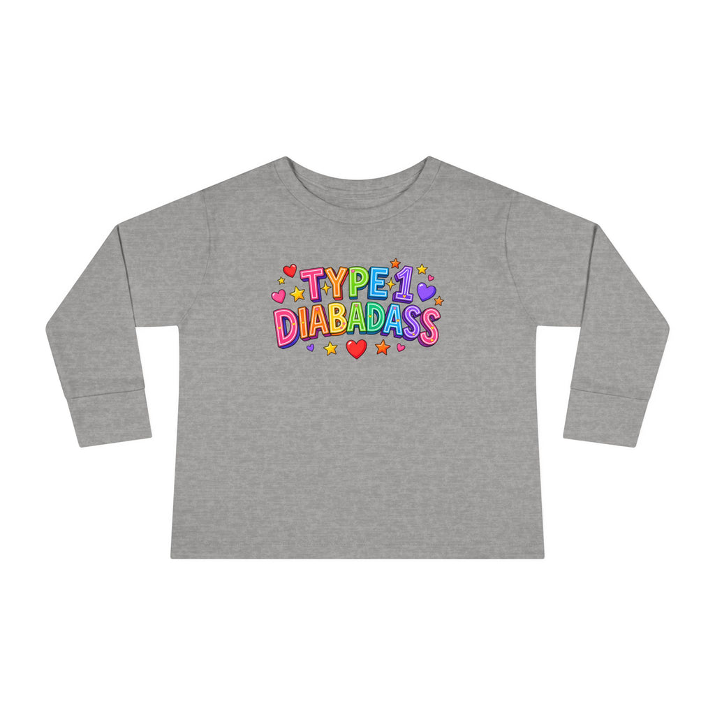 “Type 1 Diabadass” Toddler Long Sleeve