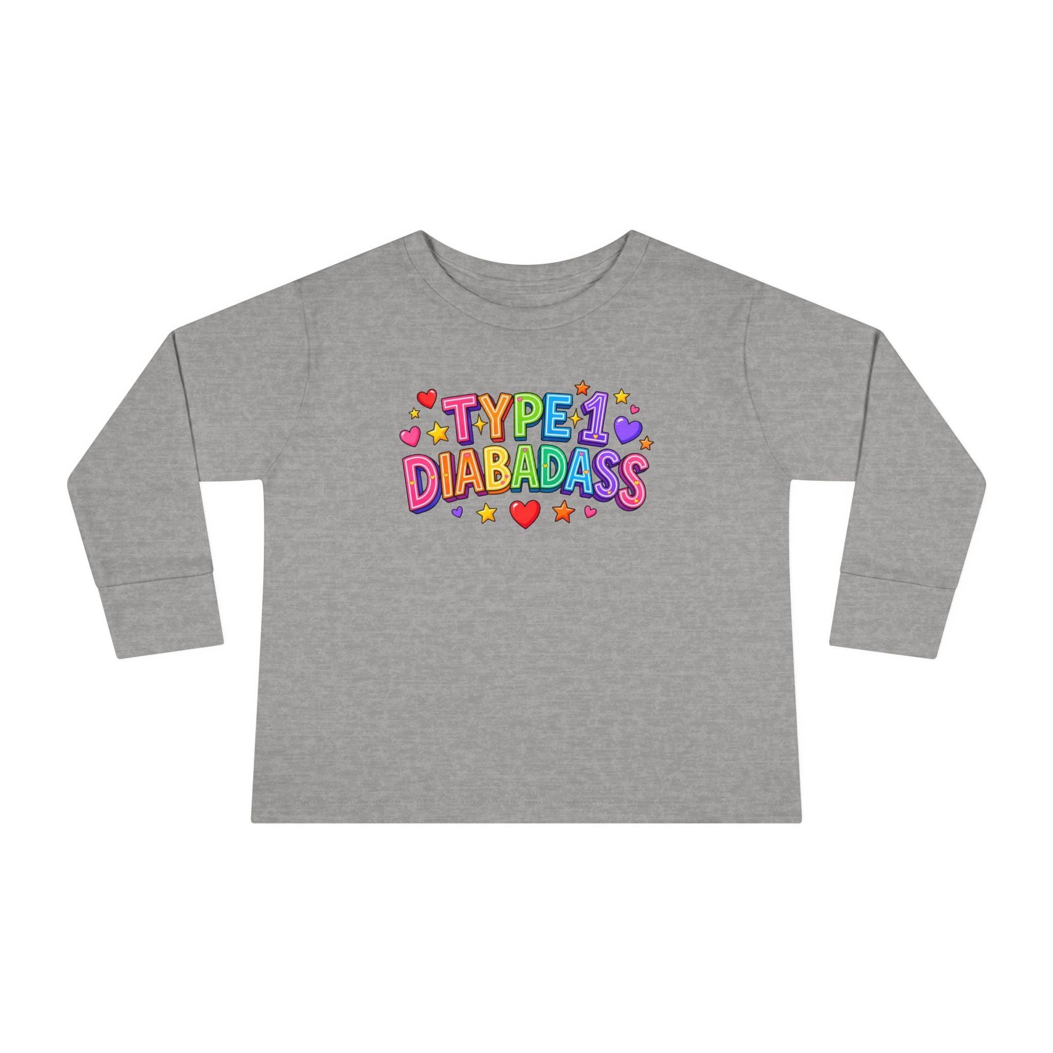 “Type 1 Diabadass” Toddler Long Sleeve
