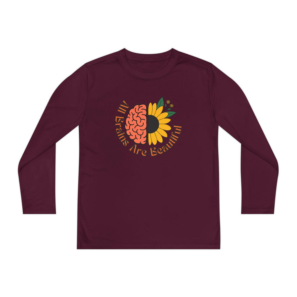 “All Brains Are Beautiful” Youth Long Sleeve