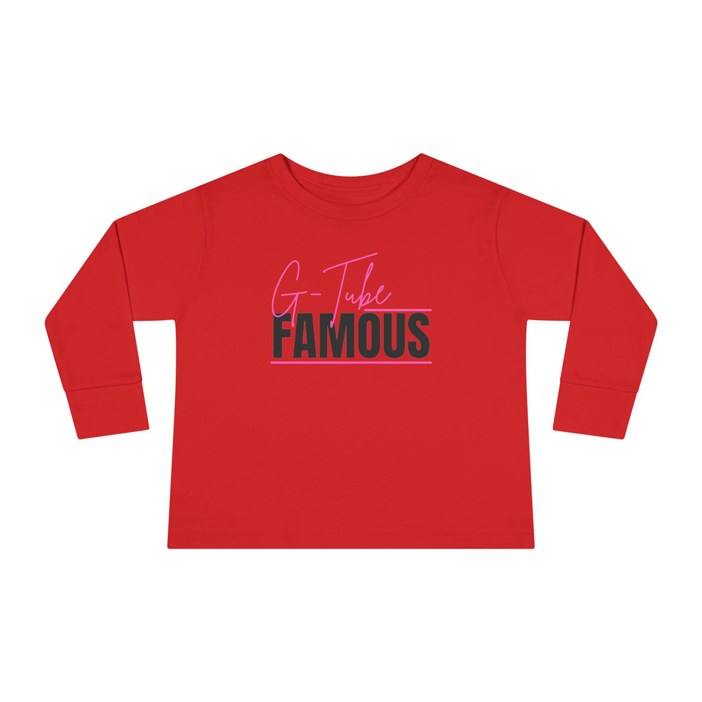 “G-Tube Famous” Toddler Long Sleeve