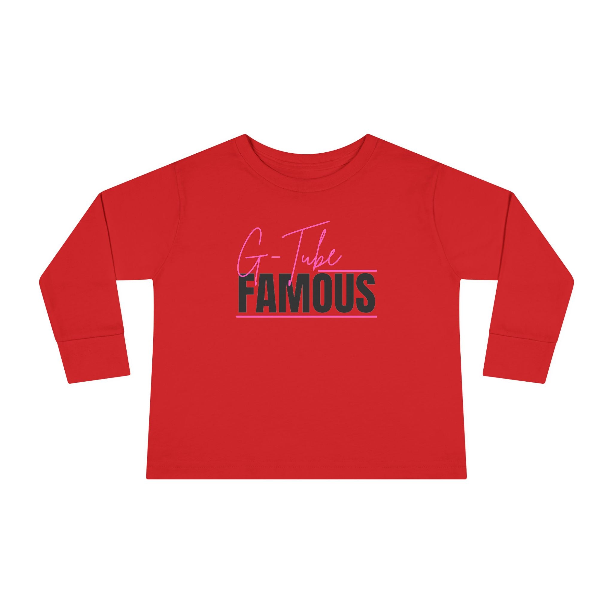 “G-Tube Famous” Toddler Long Sleeve