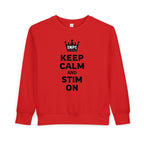 “Keep Calm & Stim On” Toddler Sweater