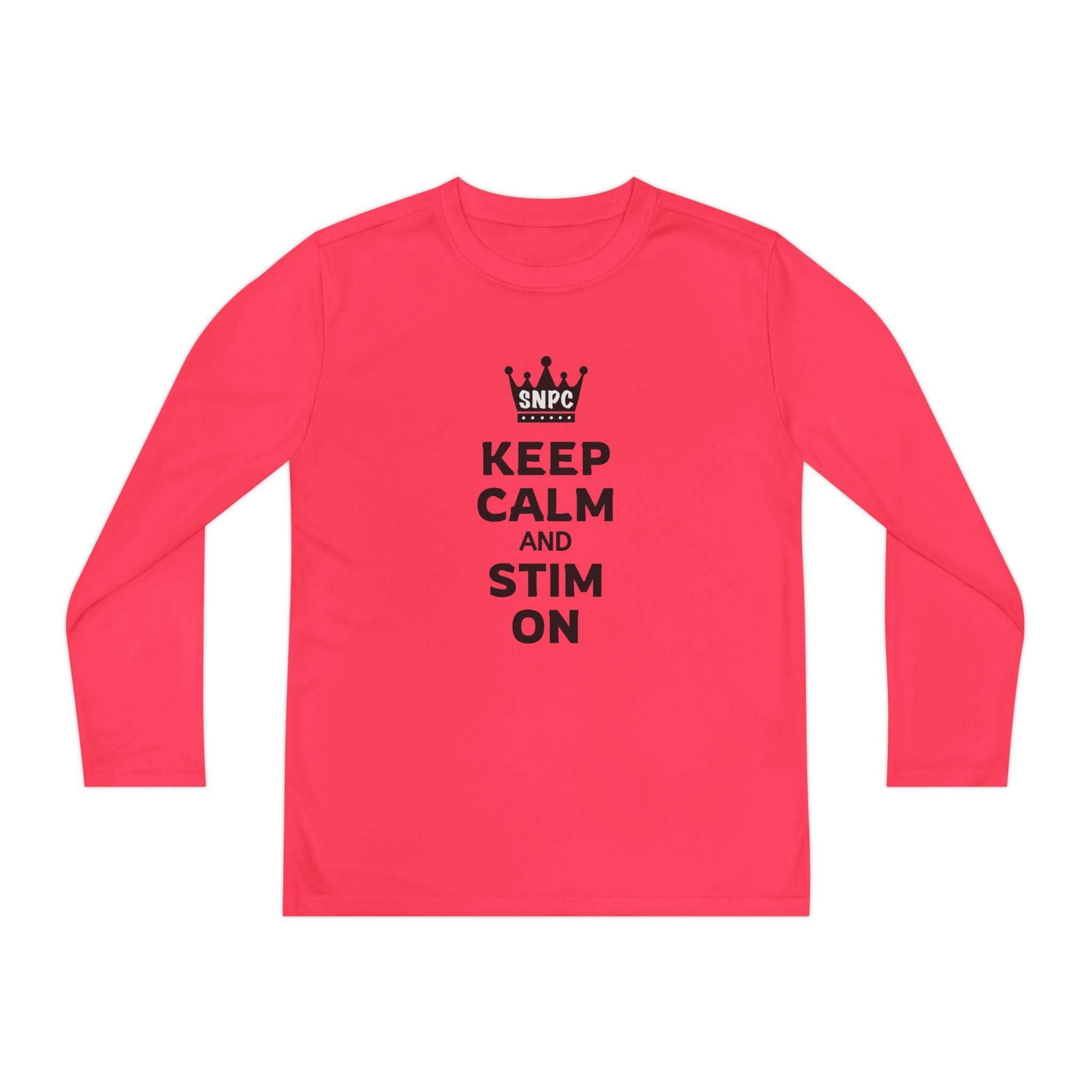 “Keep Calm & Stim On” Youth Long Sleeve