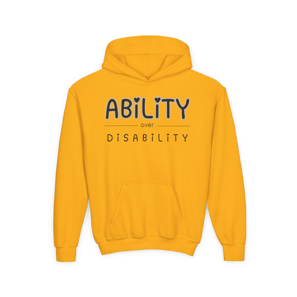 “Ability Over Disability” Youth Hoodie