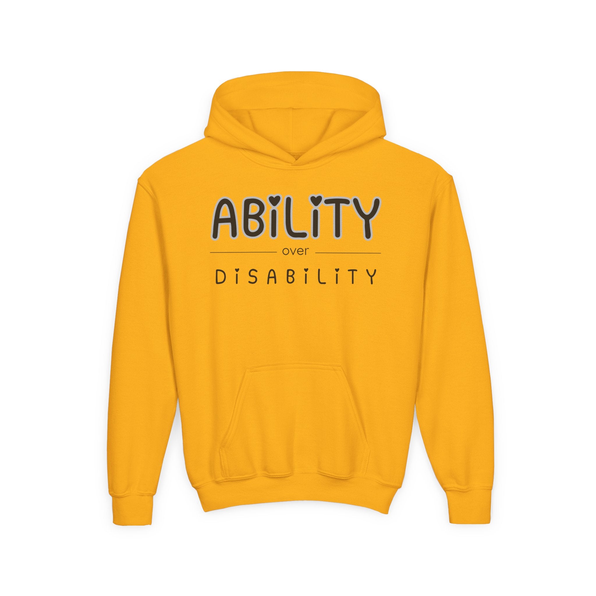 “Ability Over Disability” Youth Hoodie