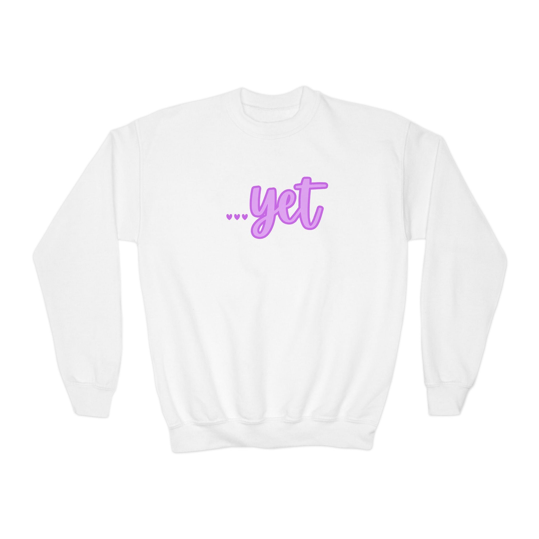 "The Power Of ...Yet (Hearts)" Youth Sweater