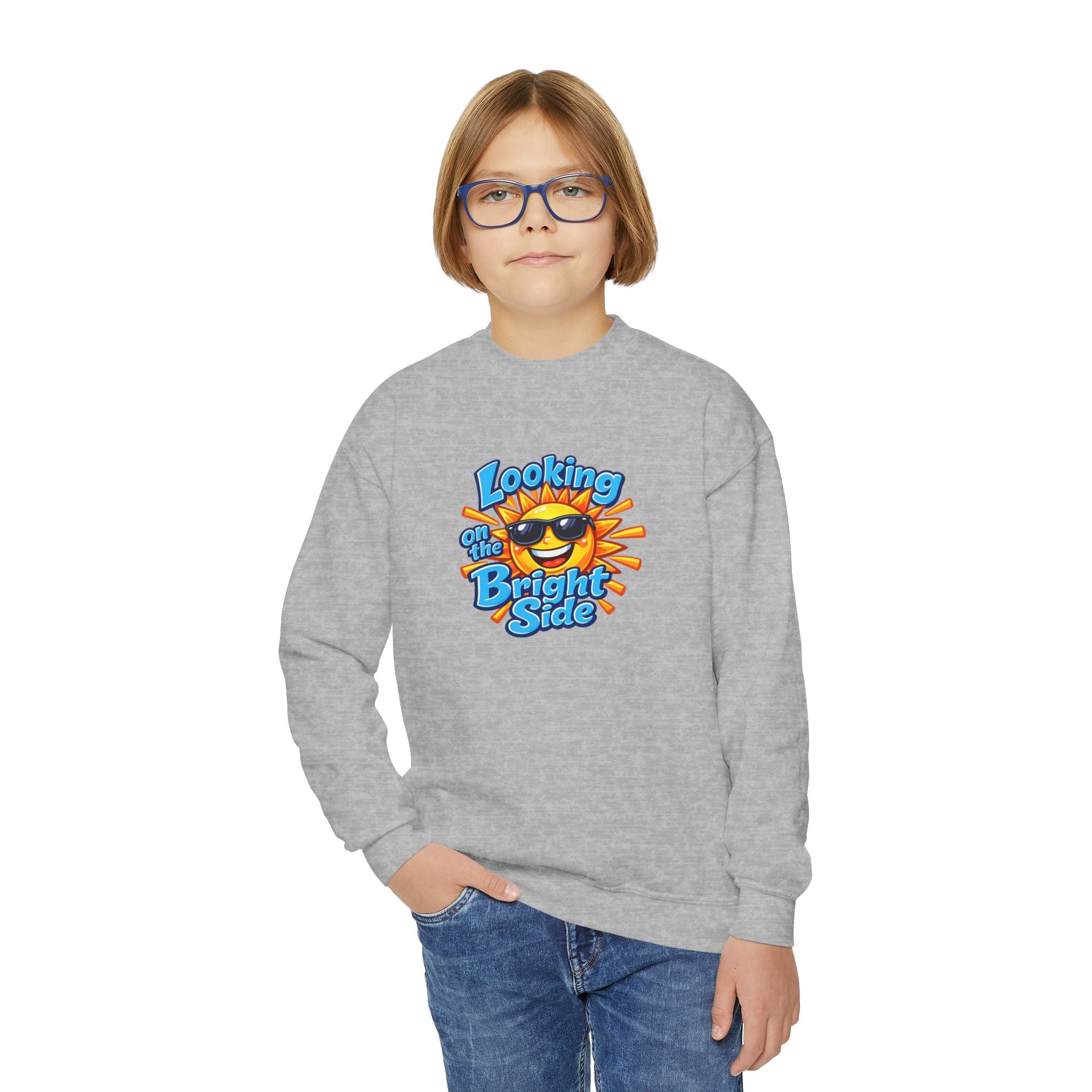 "Looking On The Bright Side" Youth Sweater