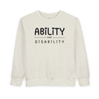 “Ability Over Disability” Toddler Sweater