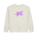 "The Power Of ...Yet (Hearts)" Toddler Sweater