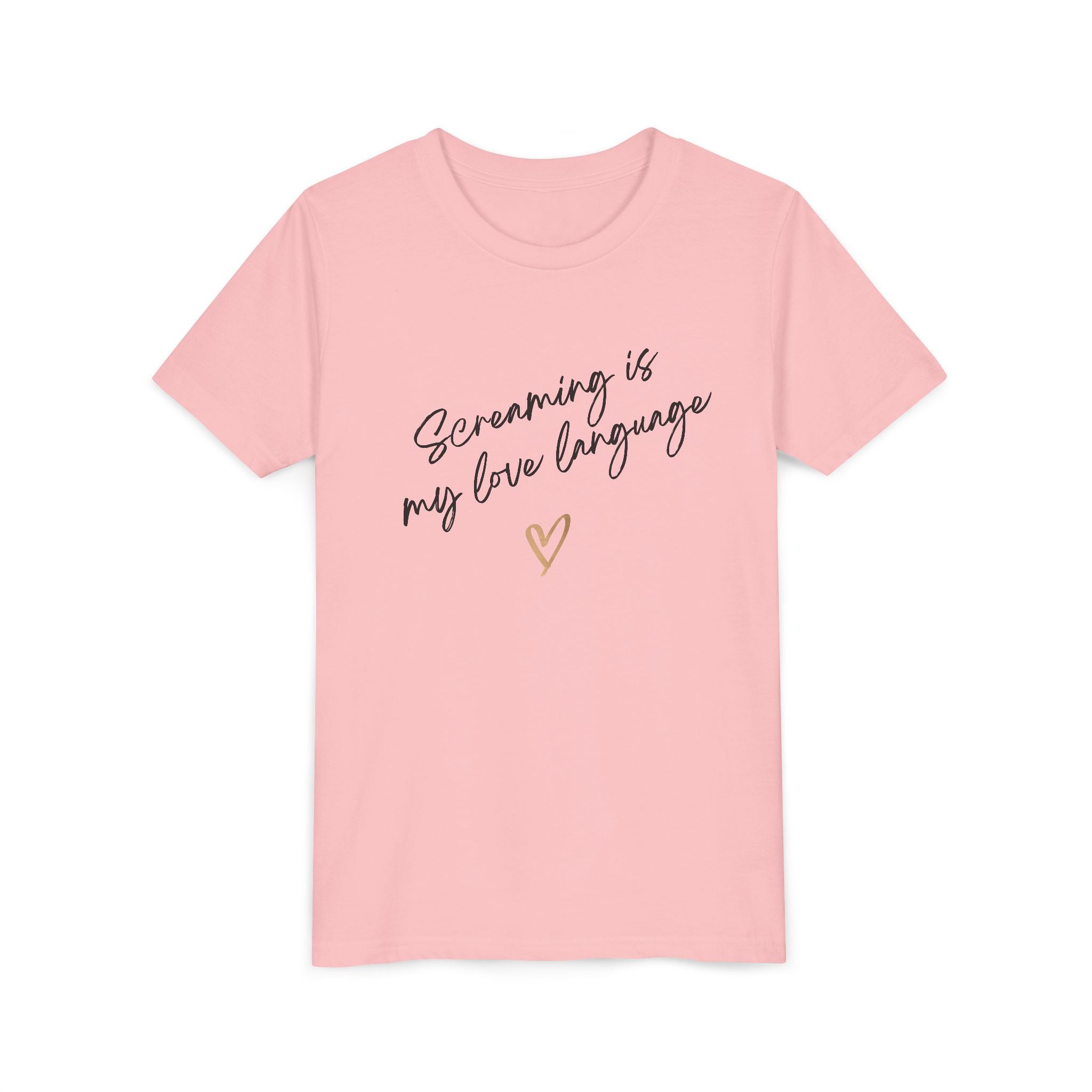 “Screaming Is My Love Language” Youth Tee