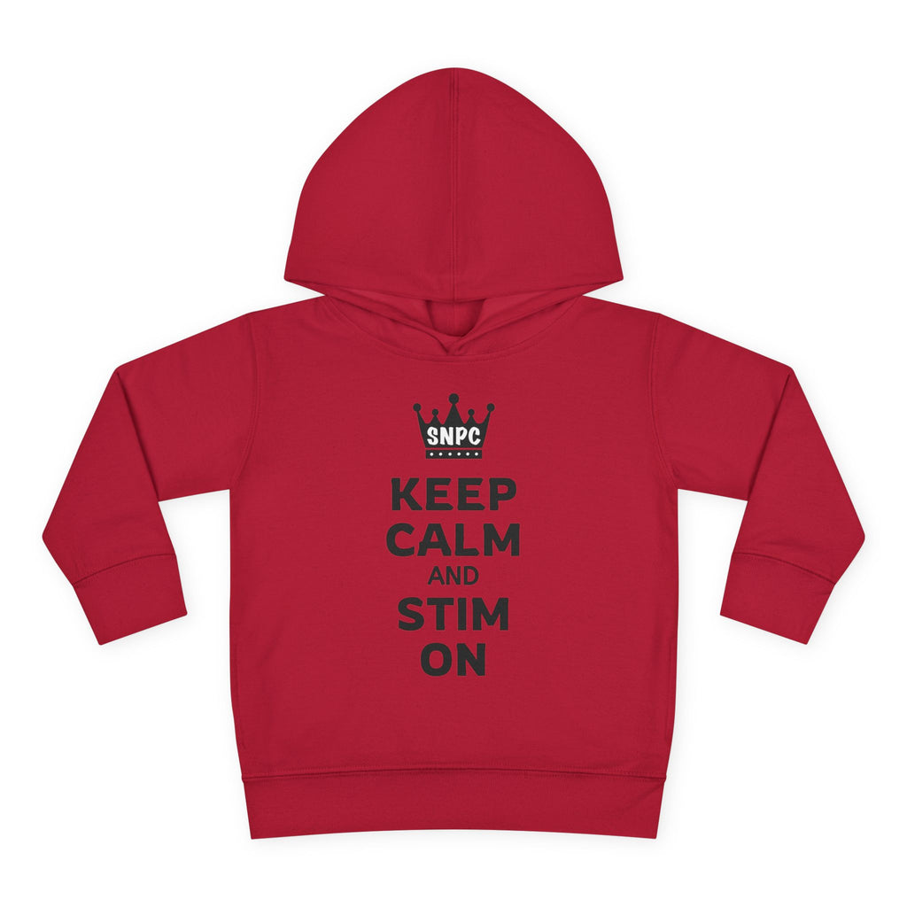 “Keep Calm & Stim On” Toddler Hoodie