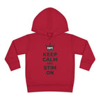 “Keep Calm & Stim On” Toddler Hoodie