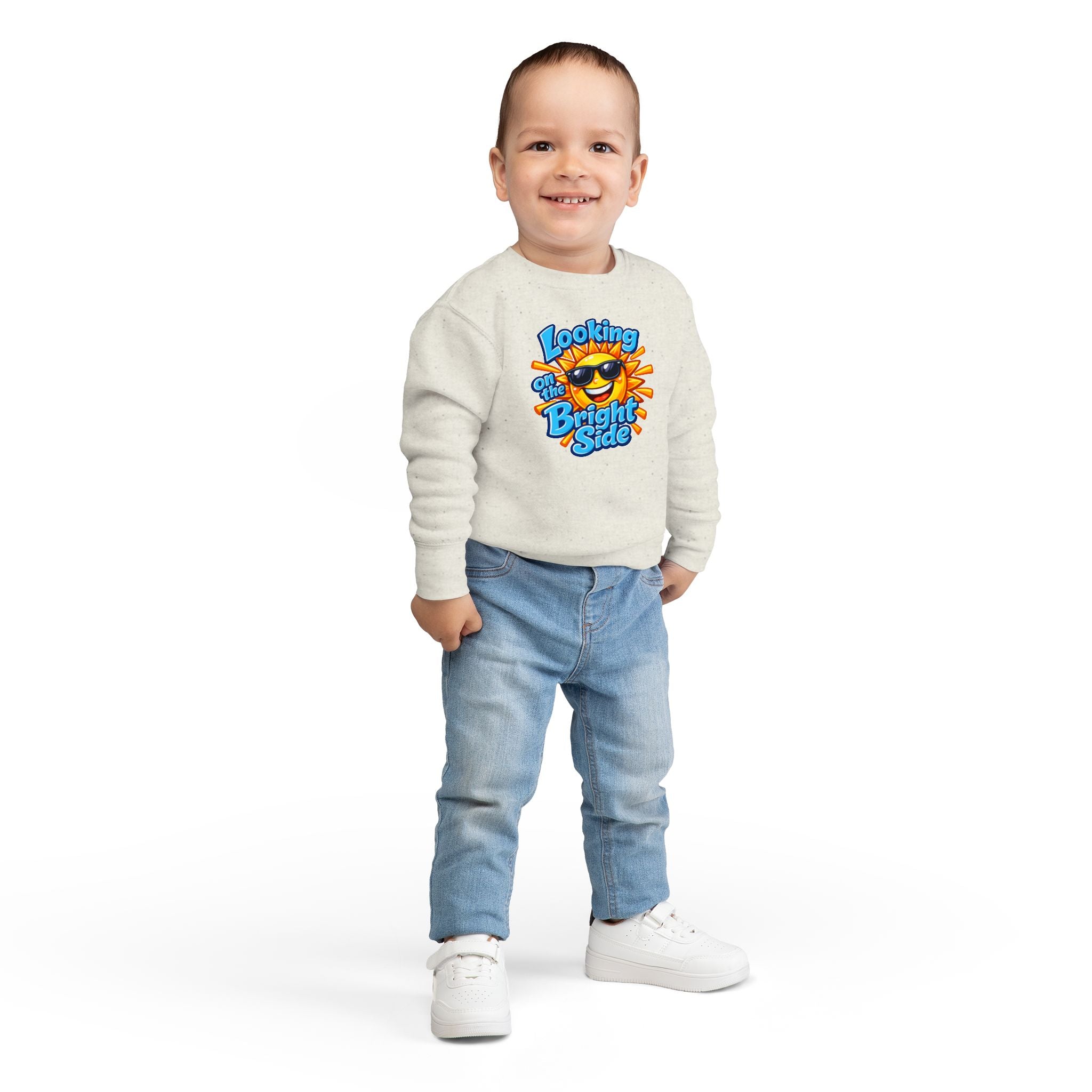 "Looking On The Bright Side" Toddler Sweater
